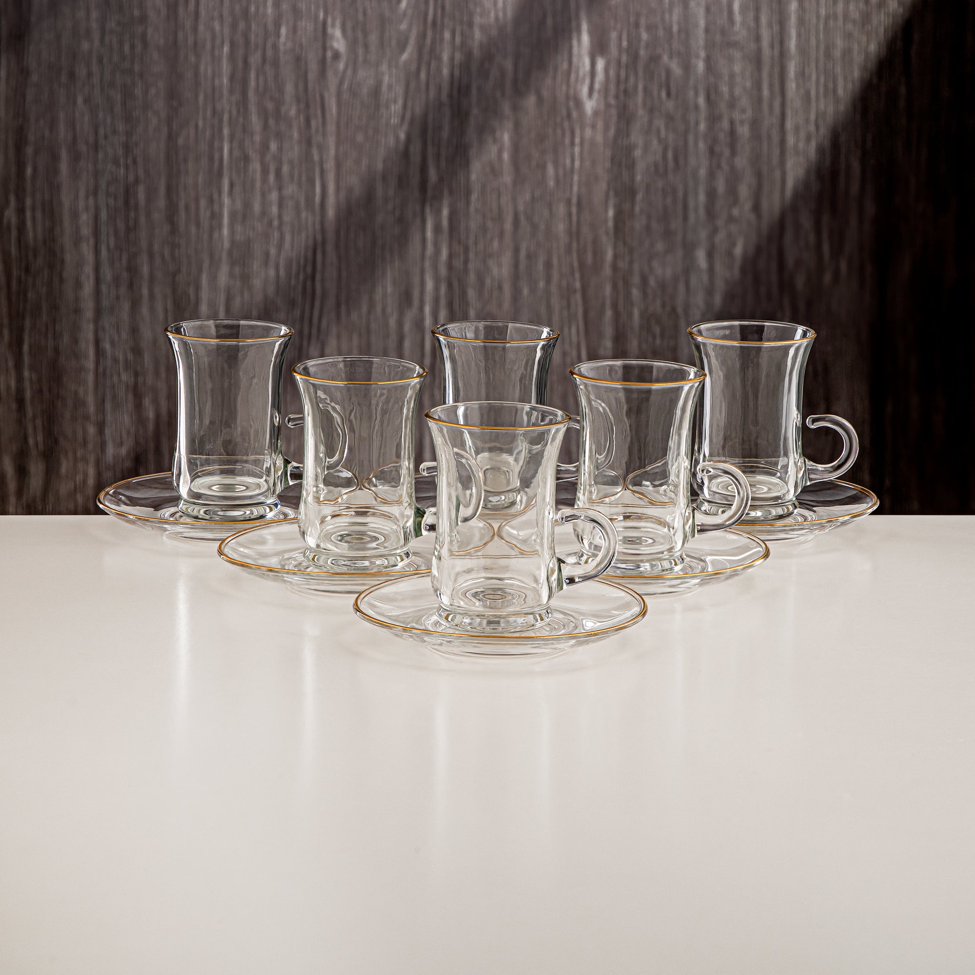 Almarjan 13 Pieces Tea Set Gold - 13-SS-Queen-10T FG