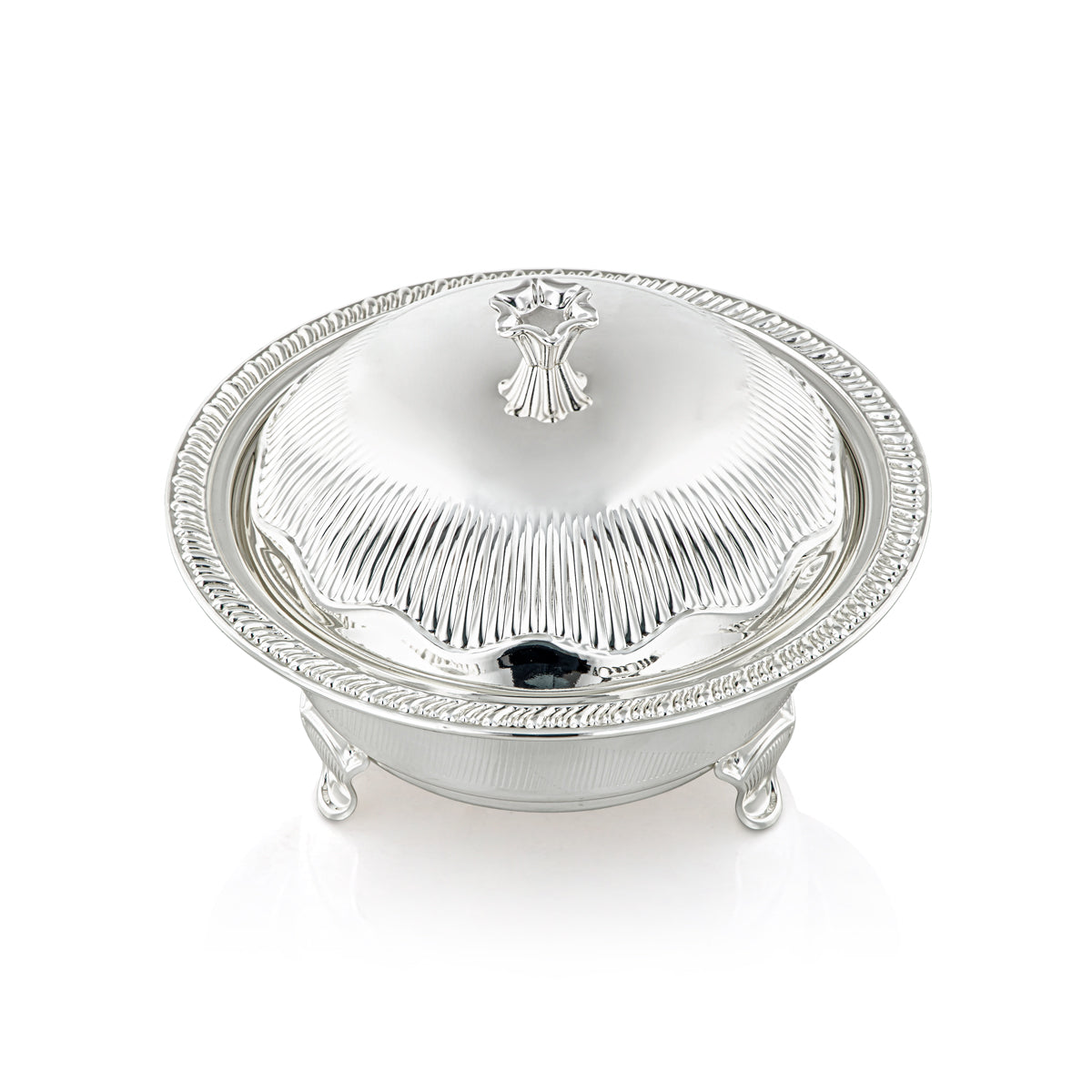 222LS - تمرية المرجان بغطاء 22 سم - فضي