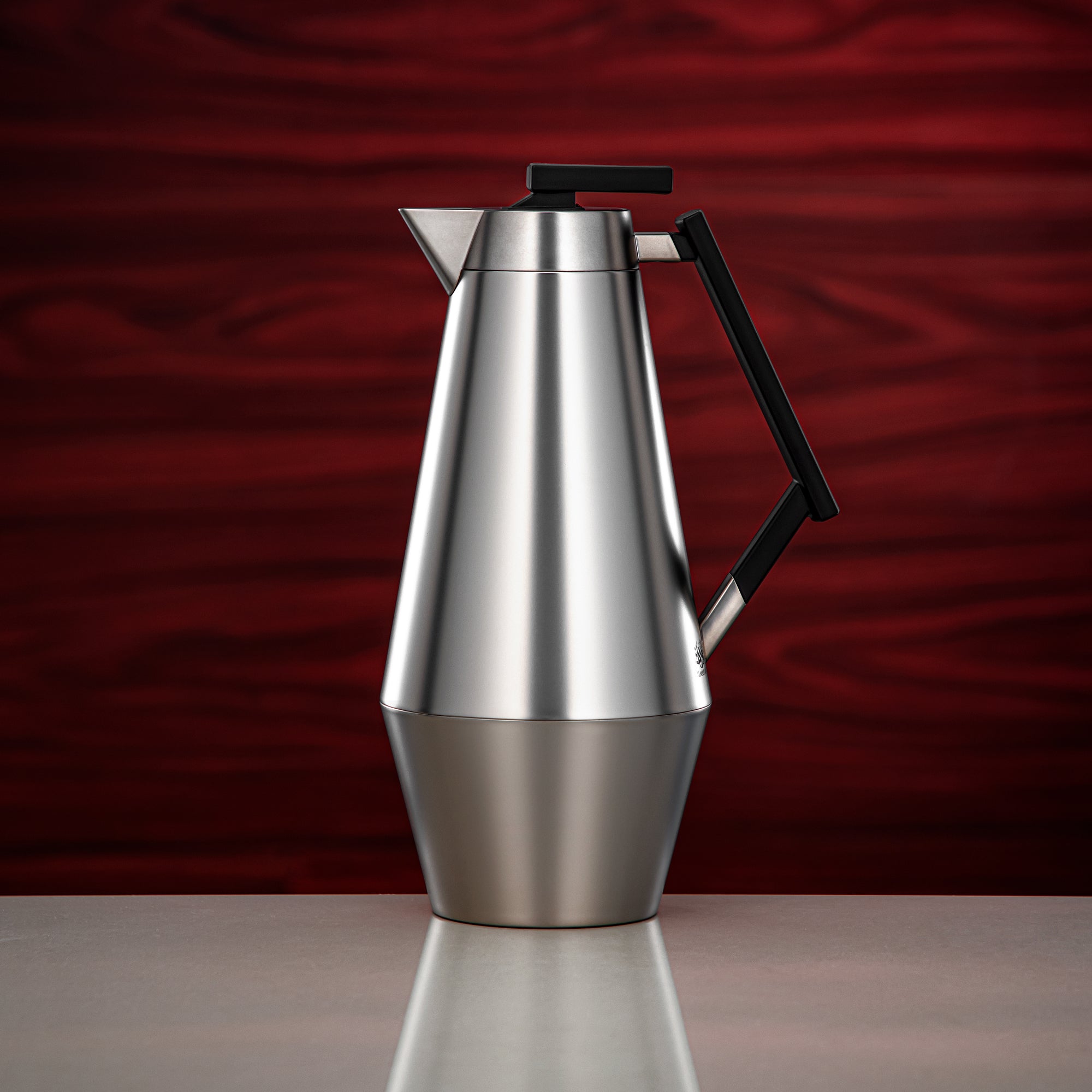 طقم ترامس المرجان 0.7 لتر و1 لتر مطفي نيكل ومطفي أسود