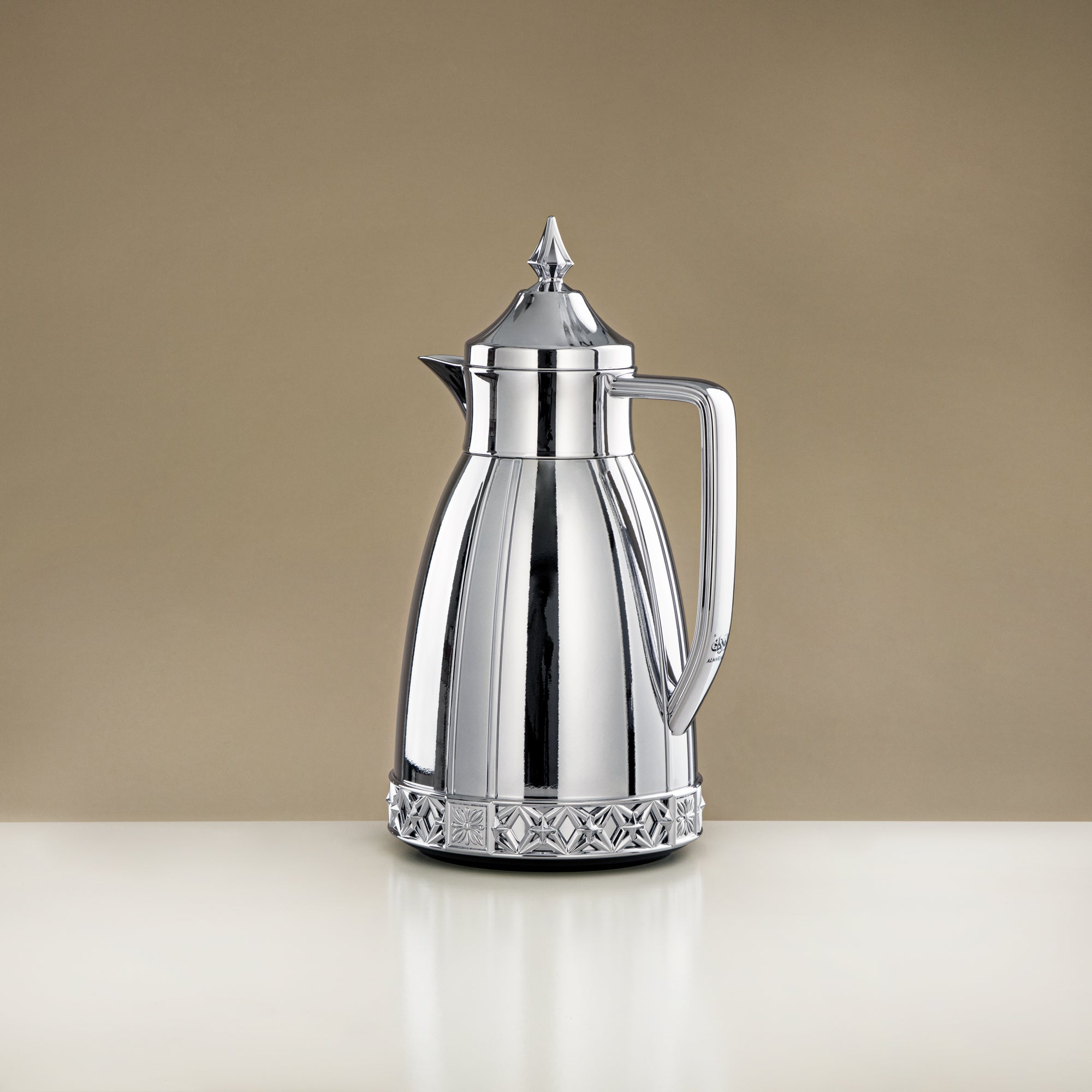 طقم ترامس المرجان مكون من قطعتين مع سلة حمل - فضي - FB208-05 ALLC