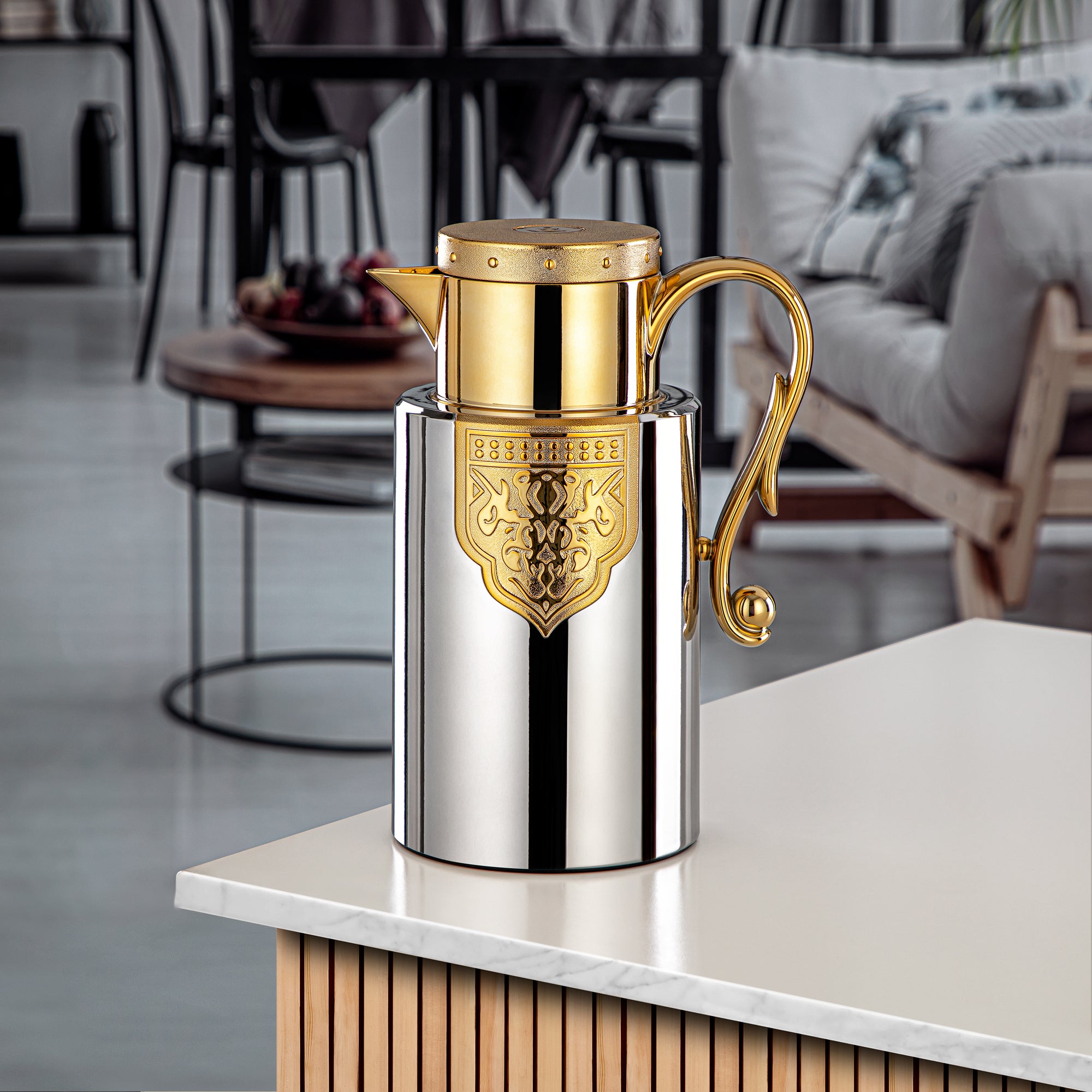 المرجان طقم ترامس فضي وذهبي - FG207 AB-100 C/G