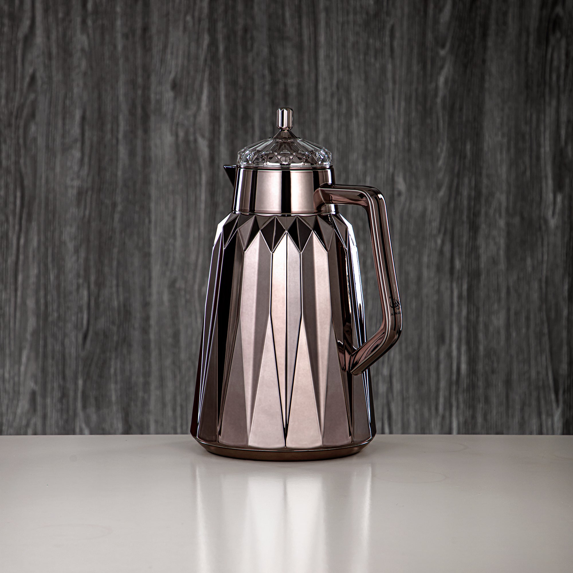 ألمرجان طقم ترامس - 1 لتر + 1 لتر، ABS، رمادي مسدس، تشطيب مرآة | FG209AB-100 GBL