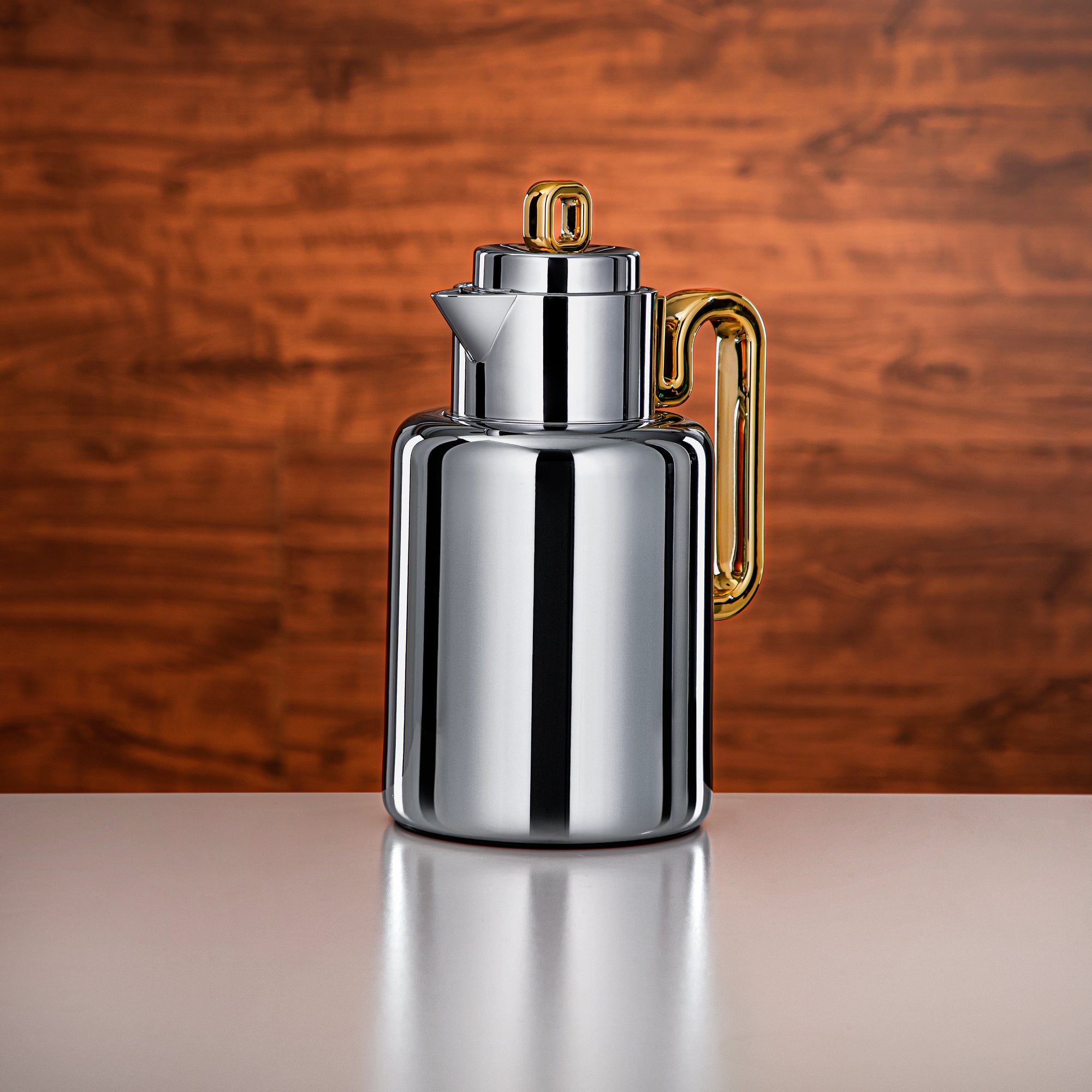 طقم الترمس المرجان Always سعة 0.5 لتر + 1 لتر فضي وذهبي (FG815-050/100 C/G)