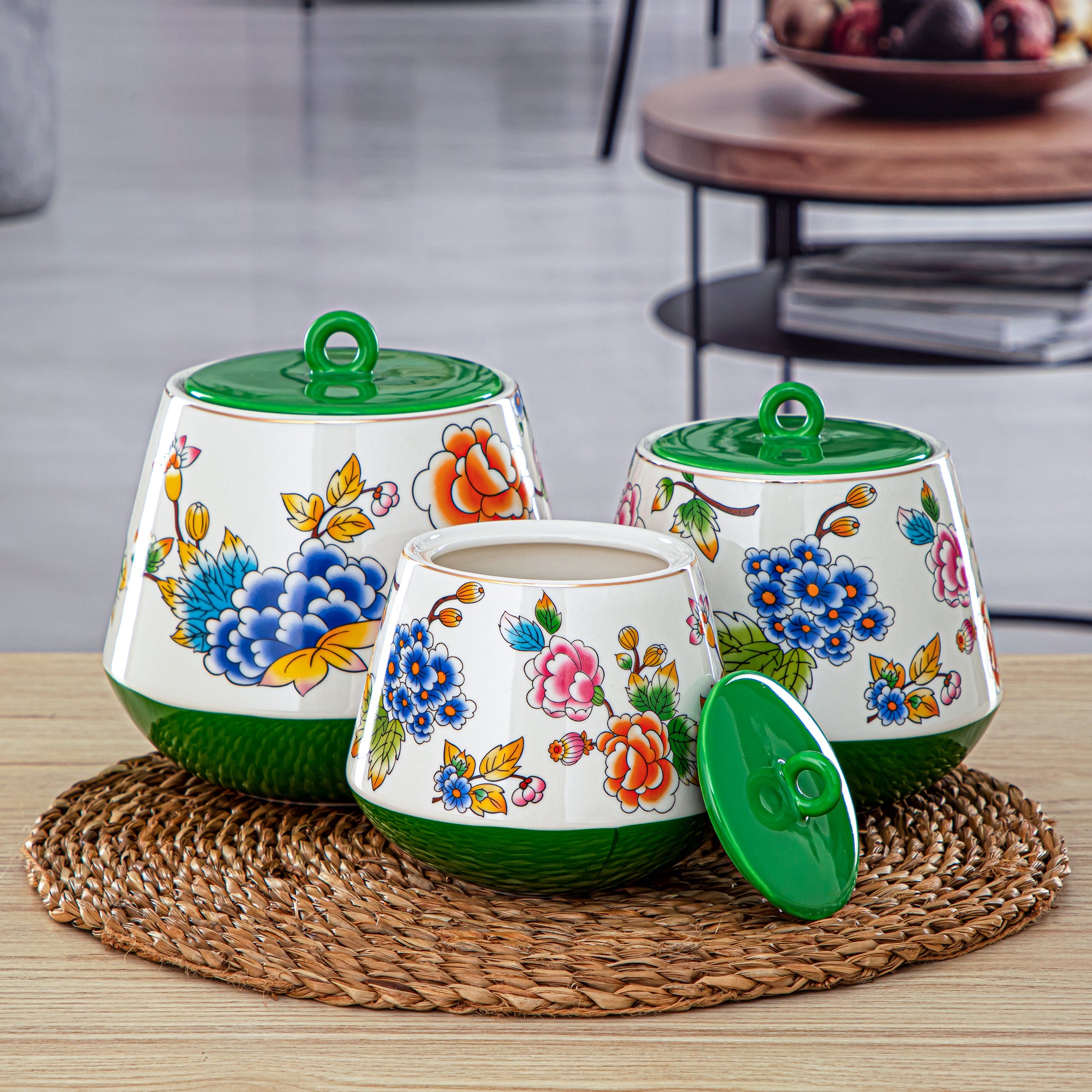 برطمان كوكيز بورسلين من المرجان 1200 مل - 2070