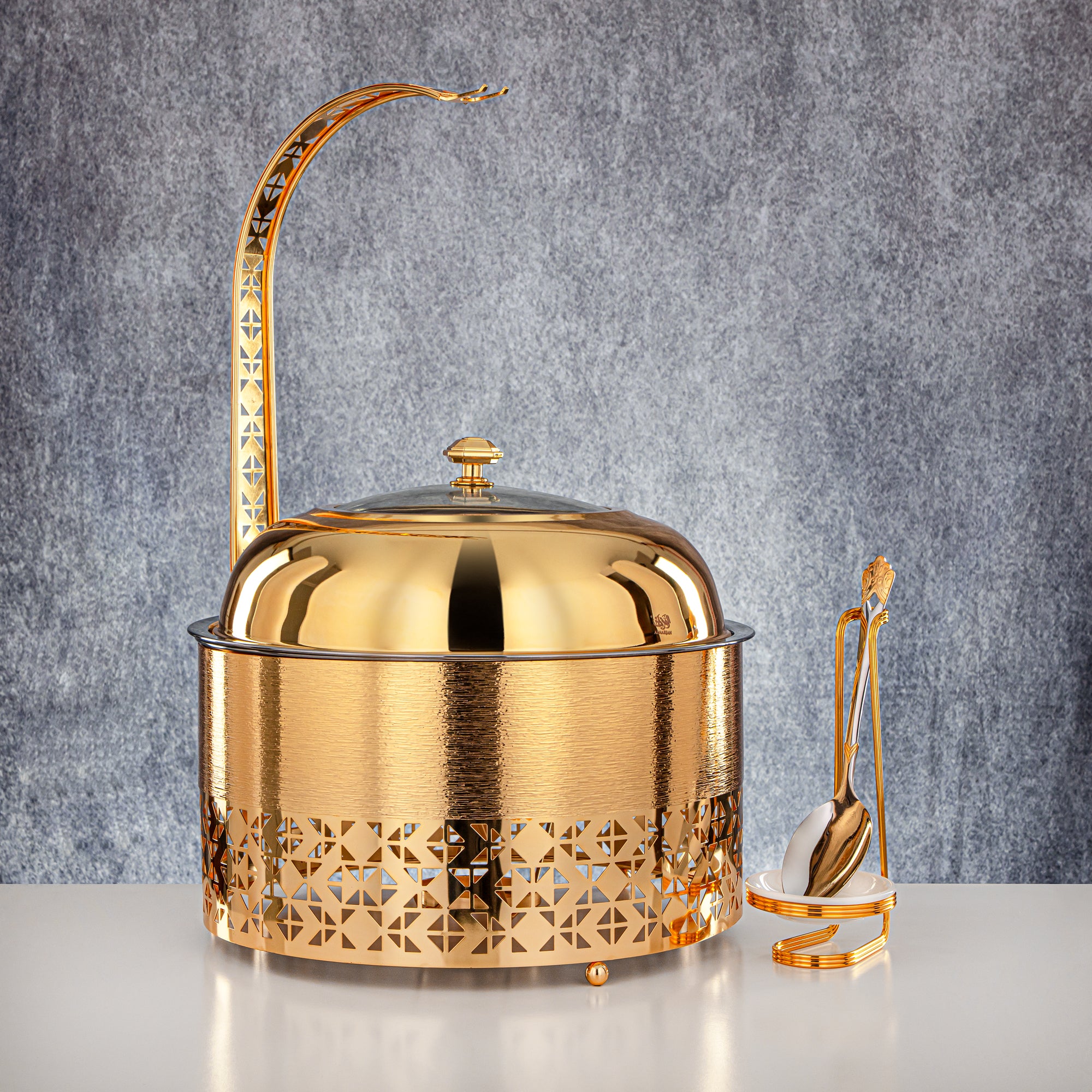 المرقجان 6500 مل طبق تسخين ذهبي - STS0013335