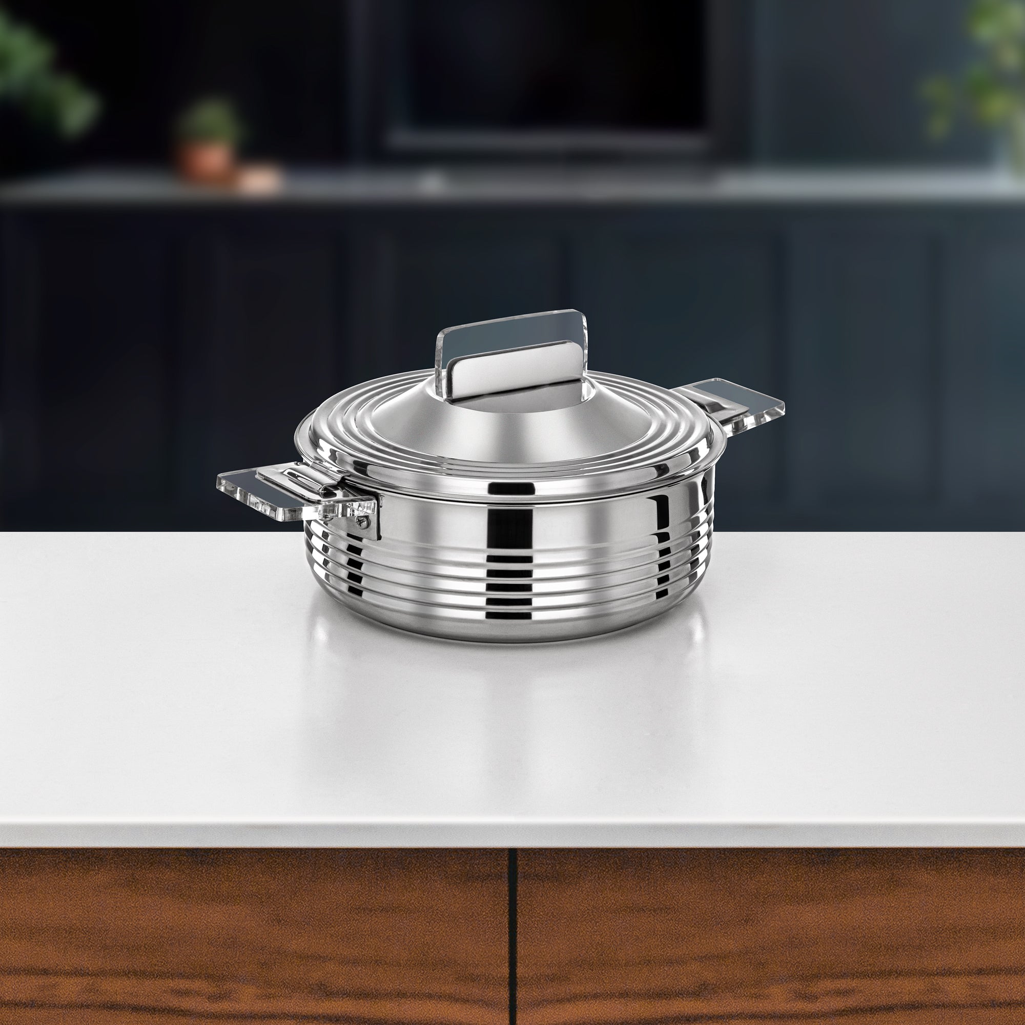 Almarjan Mahra Hot Pot 2.5 L Silver (H25P3)