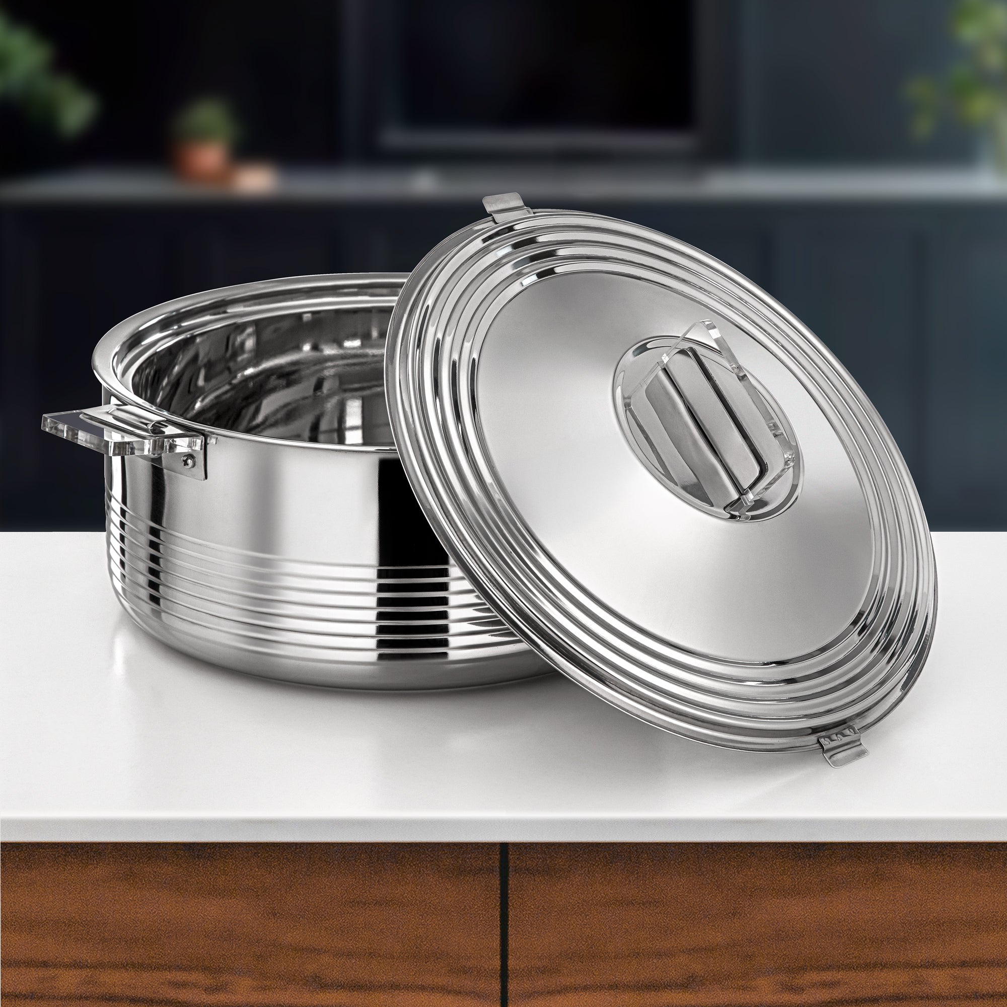 Almarjan Mahra Hot Pot 10 L Silver (H25P3)