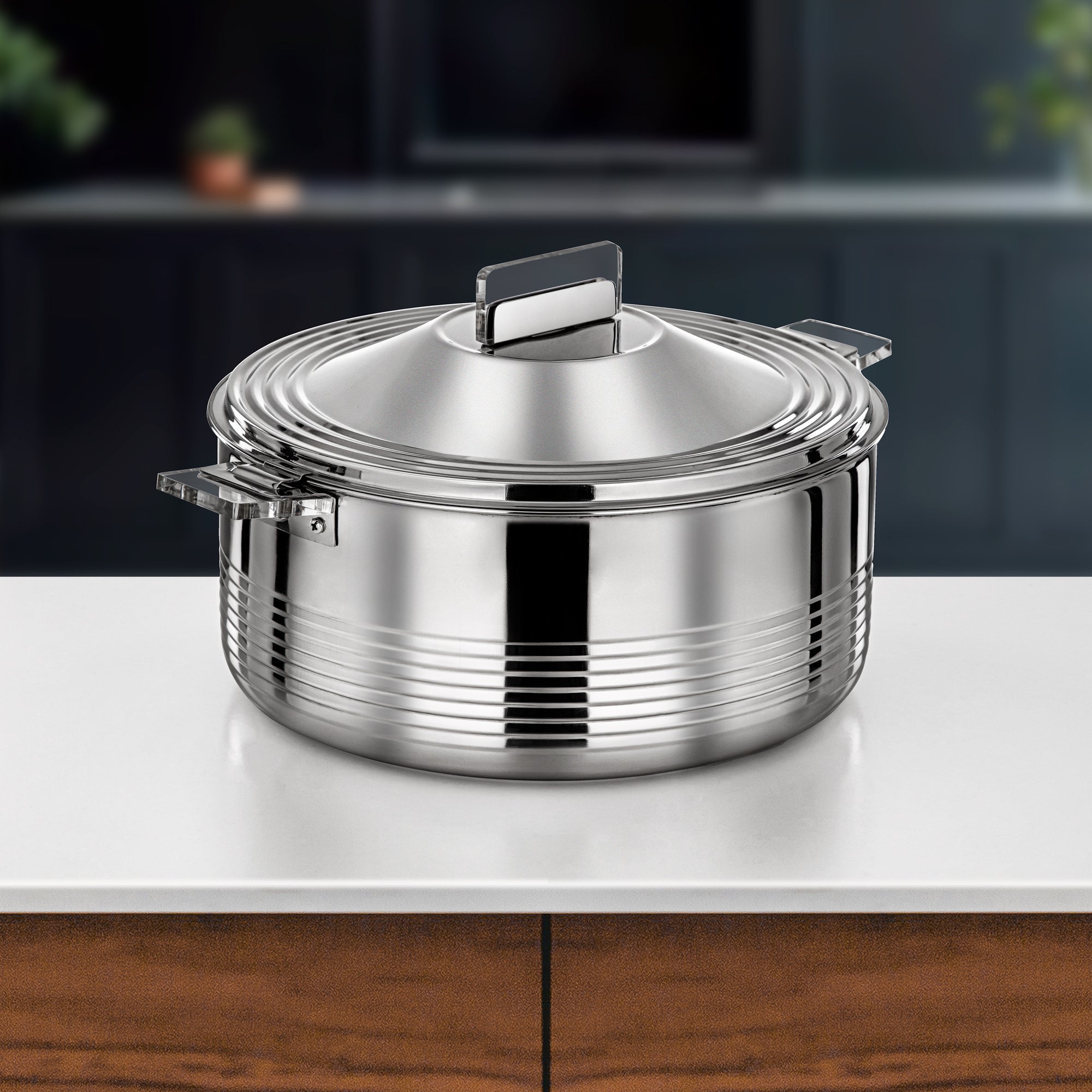 Almarjan Mahra Hot Pot 10 L Silver (H25P3)