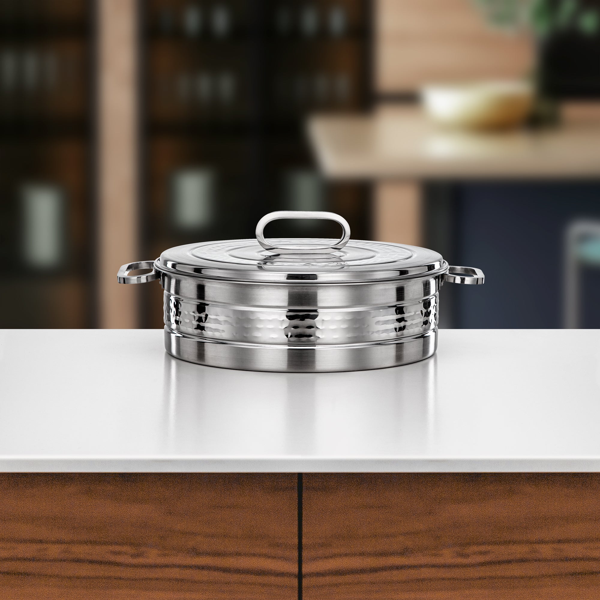 طقم حرارات المرجان ديانا من 3 قطع - فضي