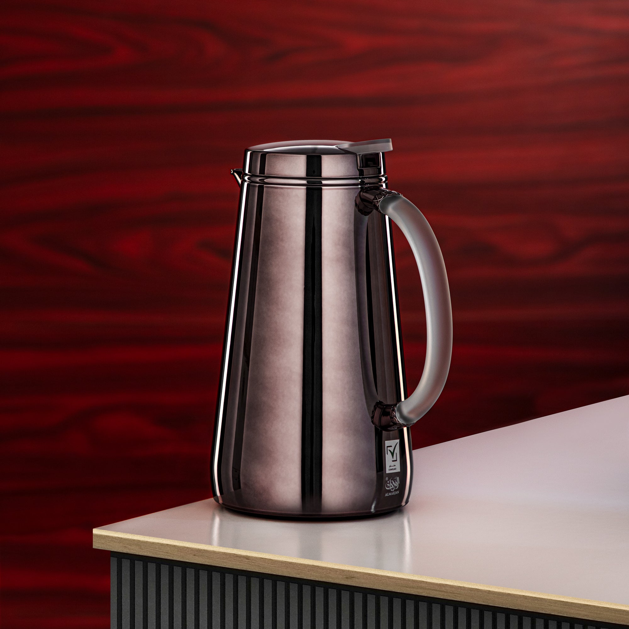 Almarjan Vacuum Flask Set Gun black – Ramadan & Gatherings