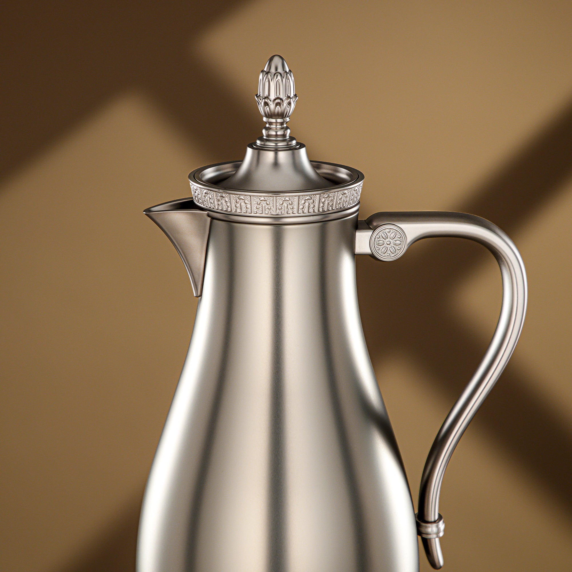 طقم ترامس المرجان 0.7 لتر + 1 لتر بلمسة نيكل غير لامعة