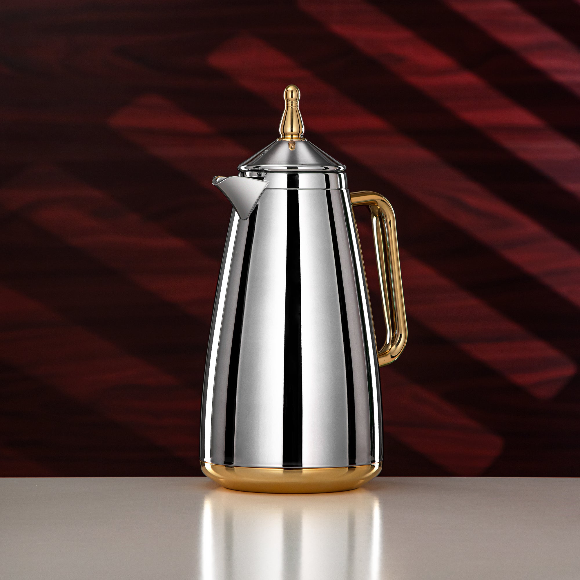 طقم ترامس المرجان 1 لتر + 1 لتر فضي وذهبي