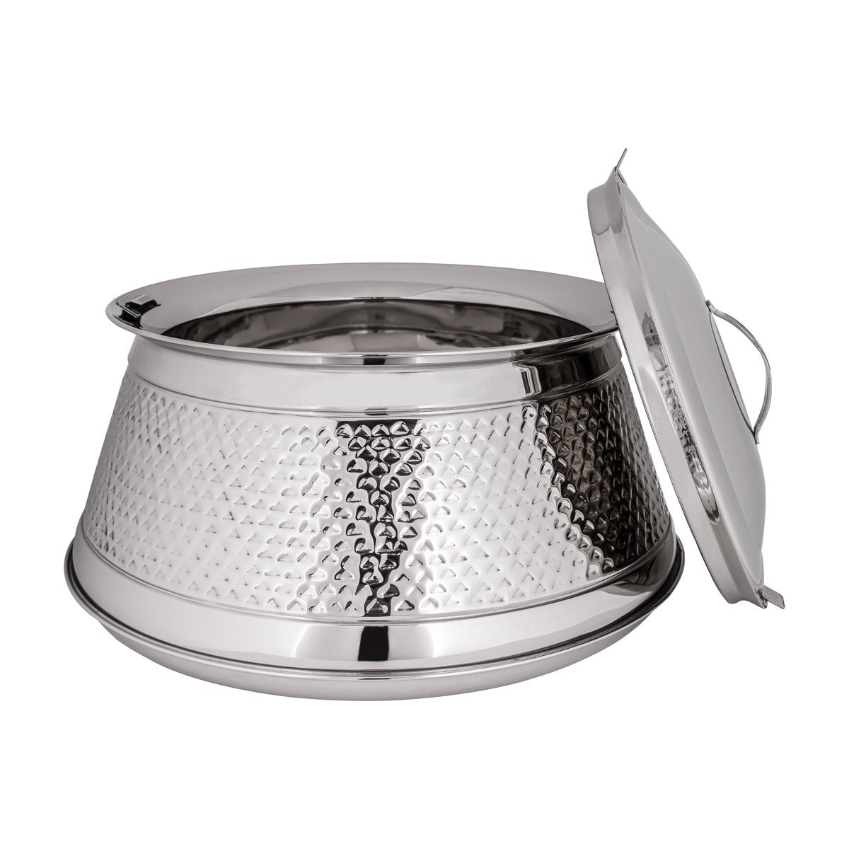 Almarjan 10000 ML Harisa Collection Stainless Steel Hot Pot Silver - STS0292468