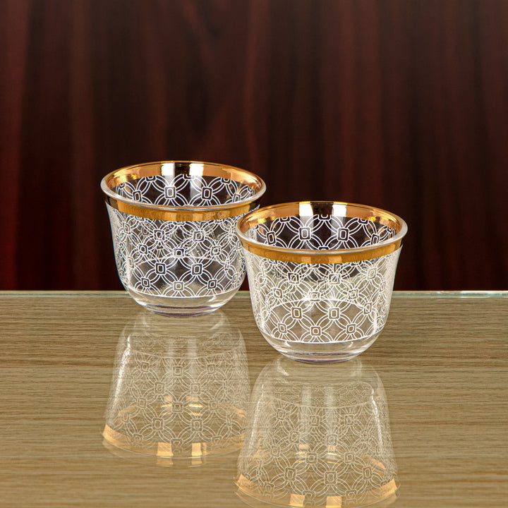 Almarjan 50 ML Glass Cawa Cup - 1013B-SFY