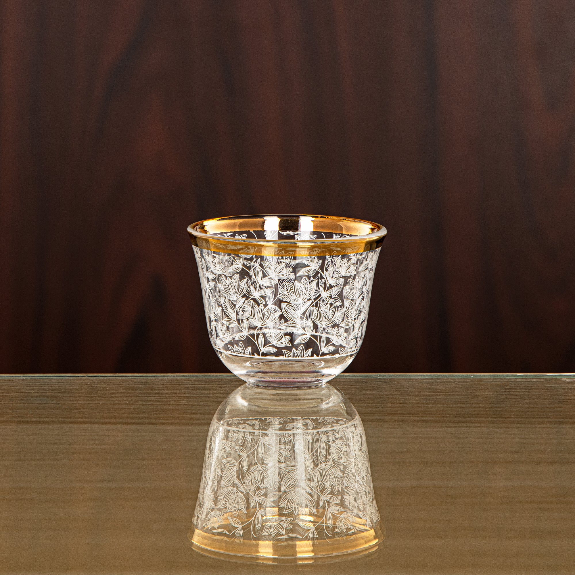 Almarjan 50 ML Glass Cawa Cup - 1013B-SYE