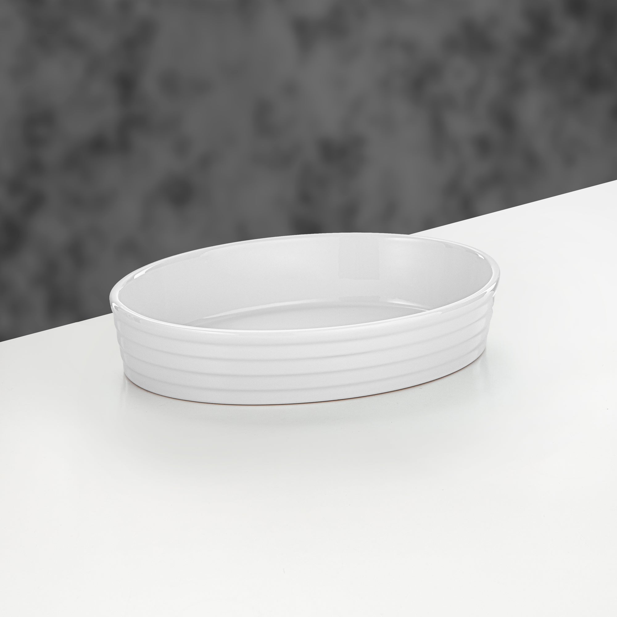 Almarjan Oval Hot Pot 2.8L Grey & Silver