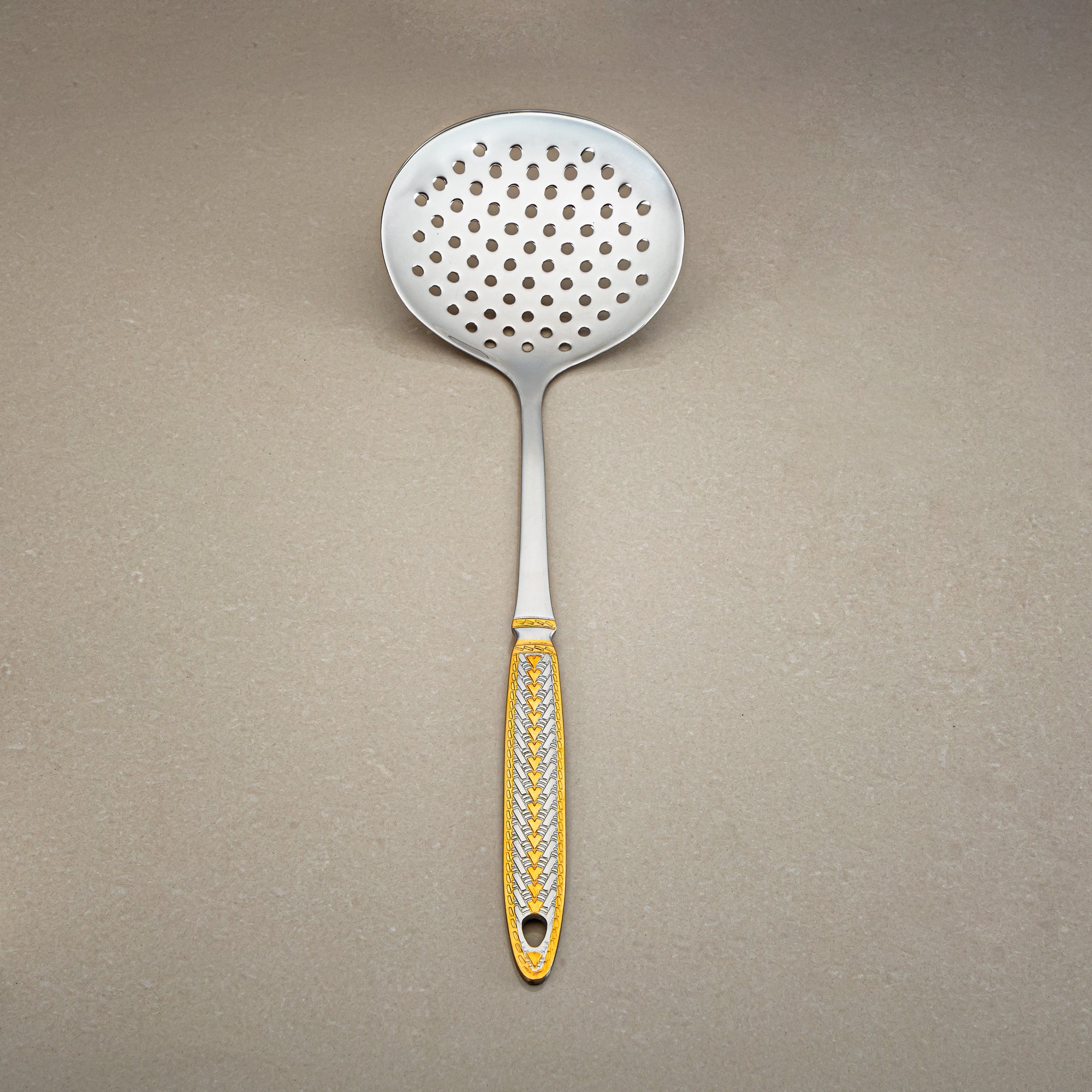 Almarjan Skimmer, Stainless Steel, Silver & Gold (CUT0010506) Elegant Flatware