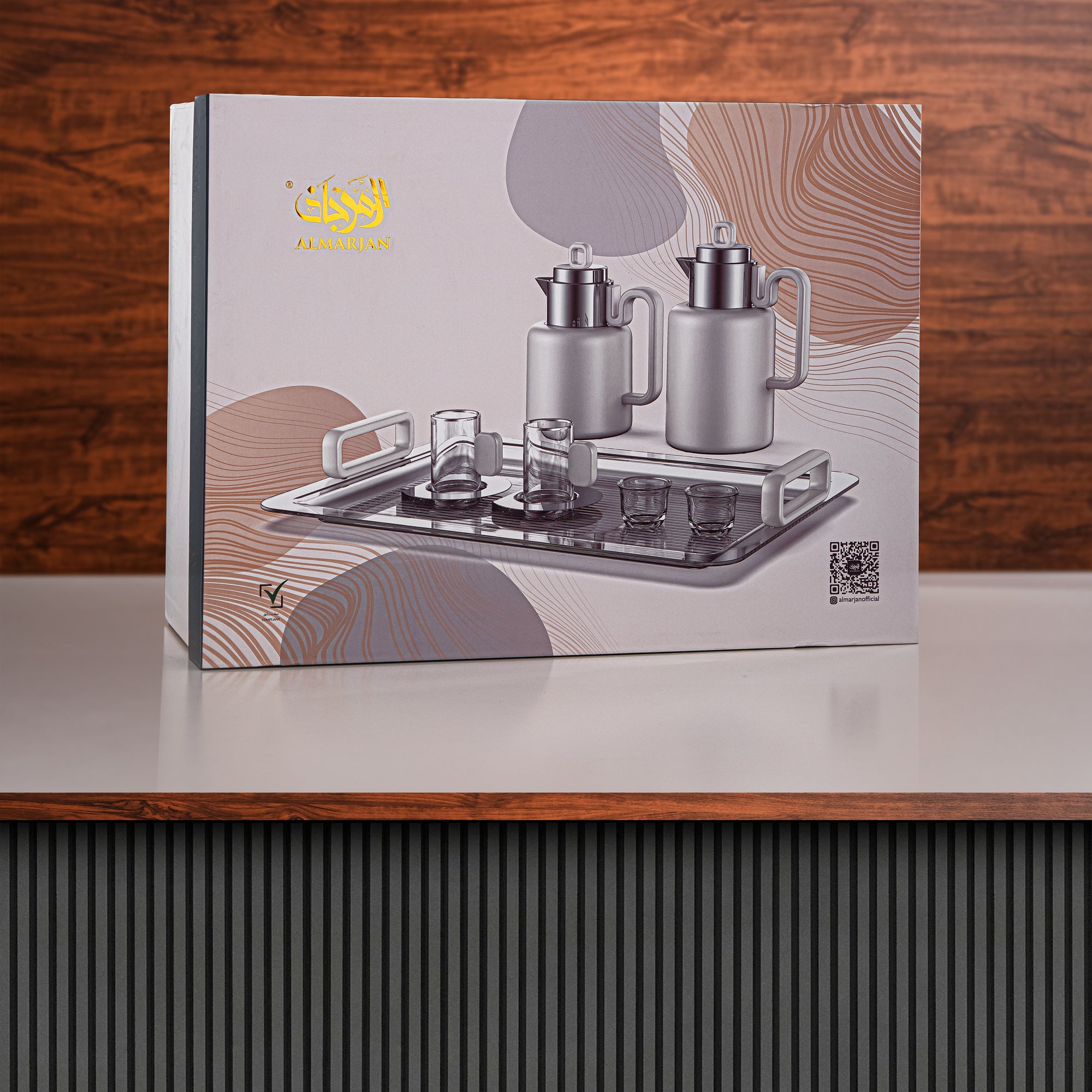 دائمًا المرجان طقم ترمس فاكيوم 0.5 لتر و 1 لتر فضي (FG815-21 ALLC)