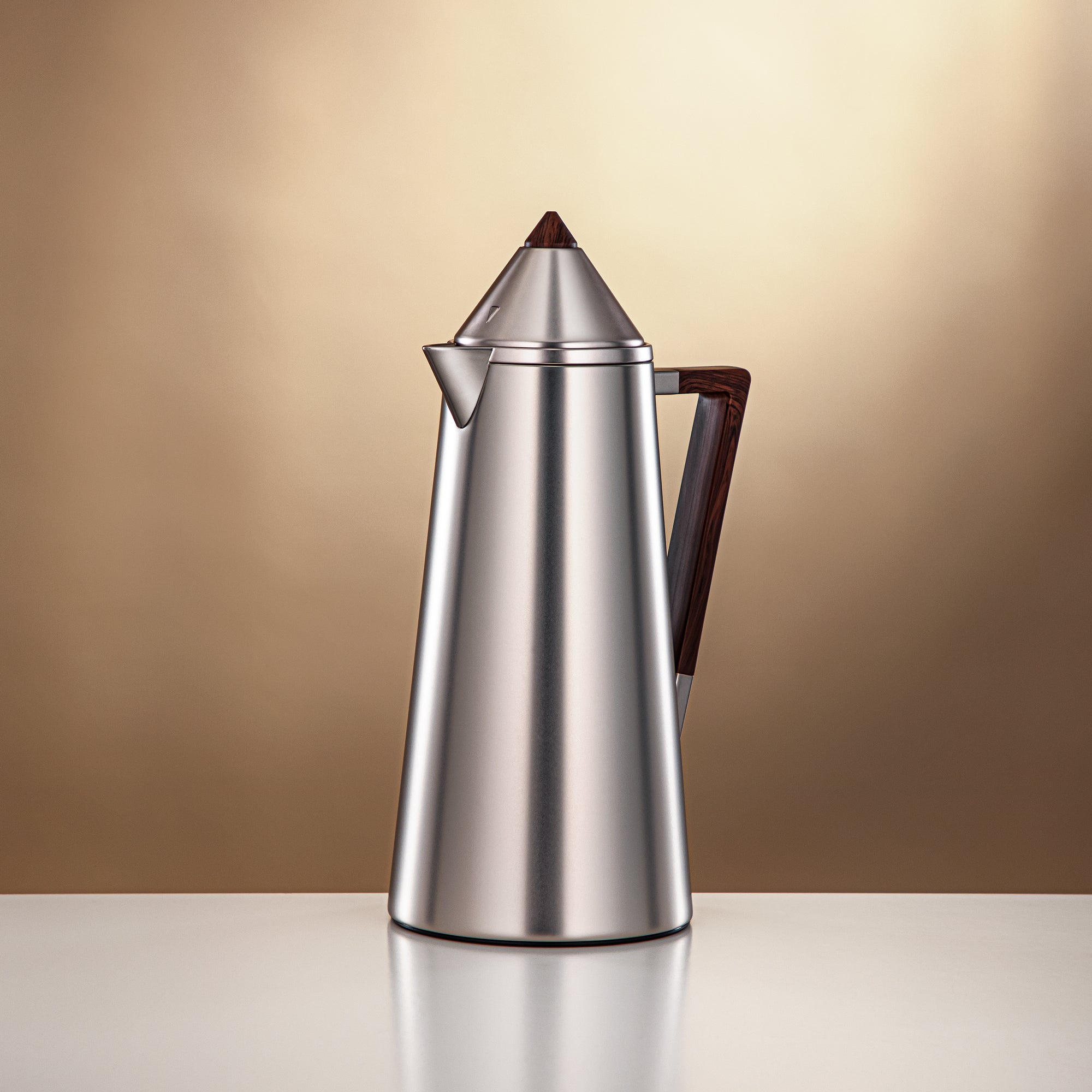 ترمس المرجان بتشطيب نيكل غير لامع وخشب – رمضان والتجمعات