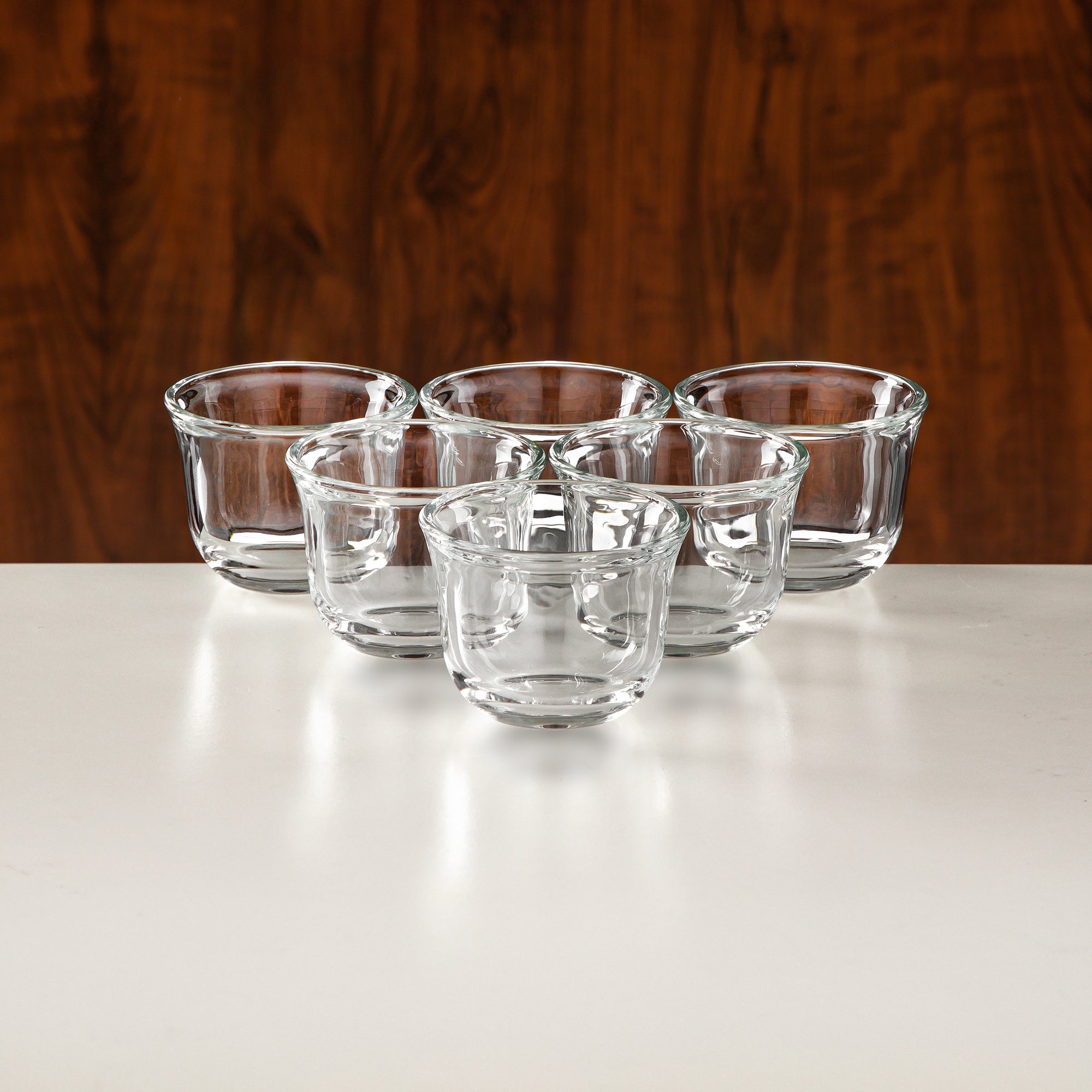 Almarjan Tea Set 18 Pieces Matt Nickel