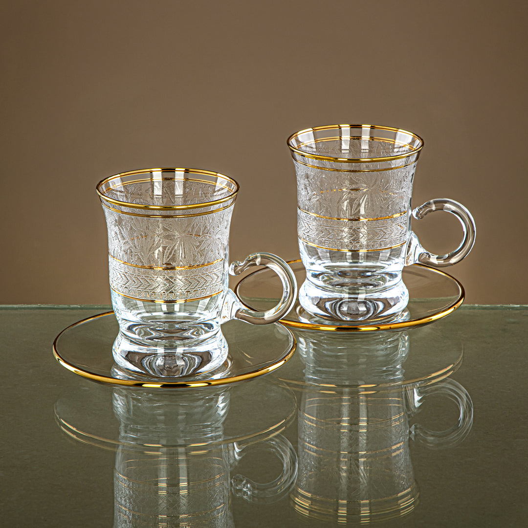 Combi 6 Pieces Glass Tea Cup Set - G1056AZ-35/11