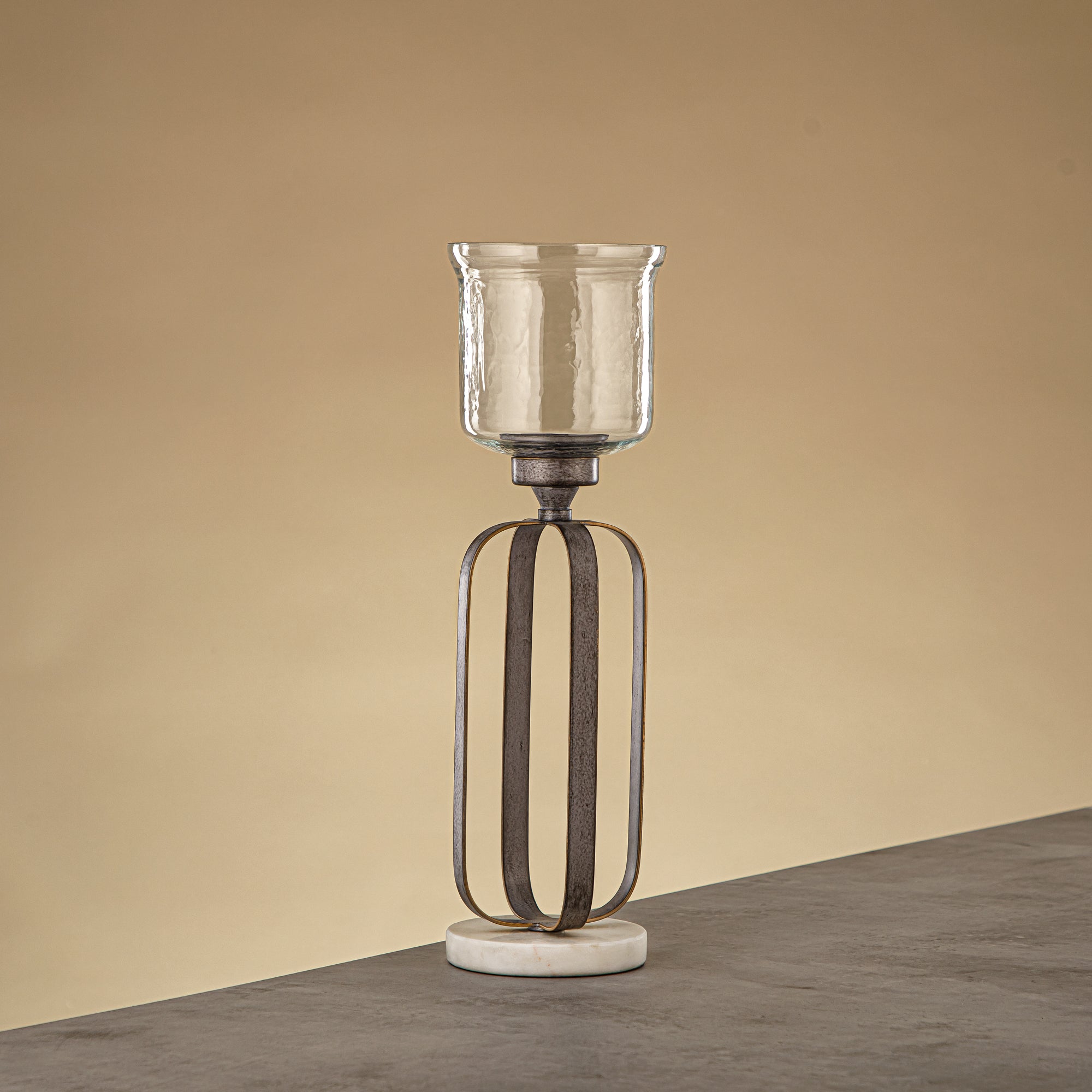 Almarjan Votive Holder 37cm Silver