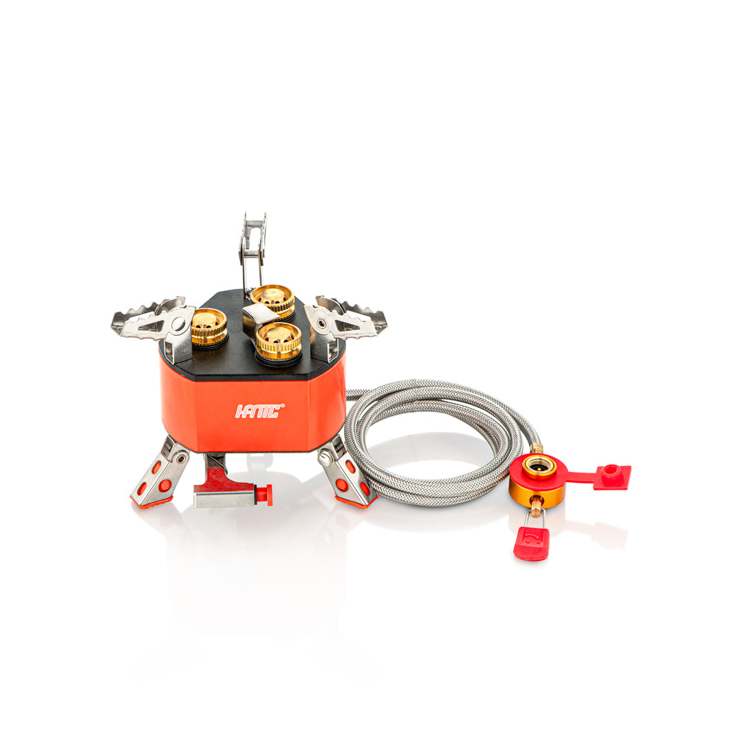 HAMTC 3 Hole Camping Gas Stove - IRN0010012