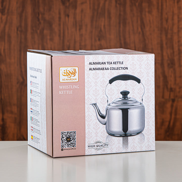 Almarjan 5 Liter Stainless Steel Whistling Kettle Silver SB980150