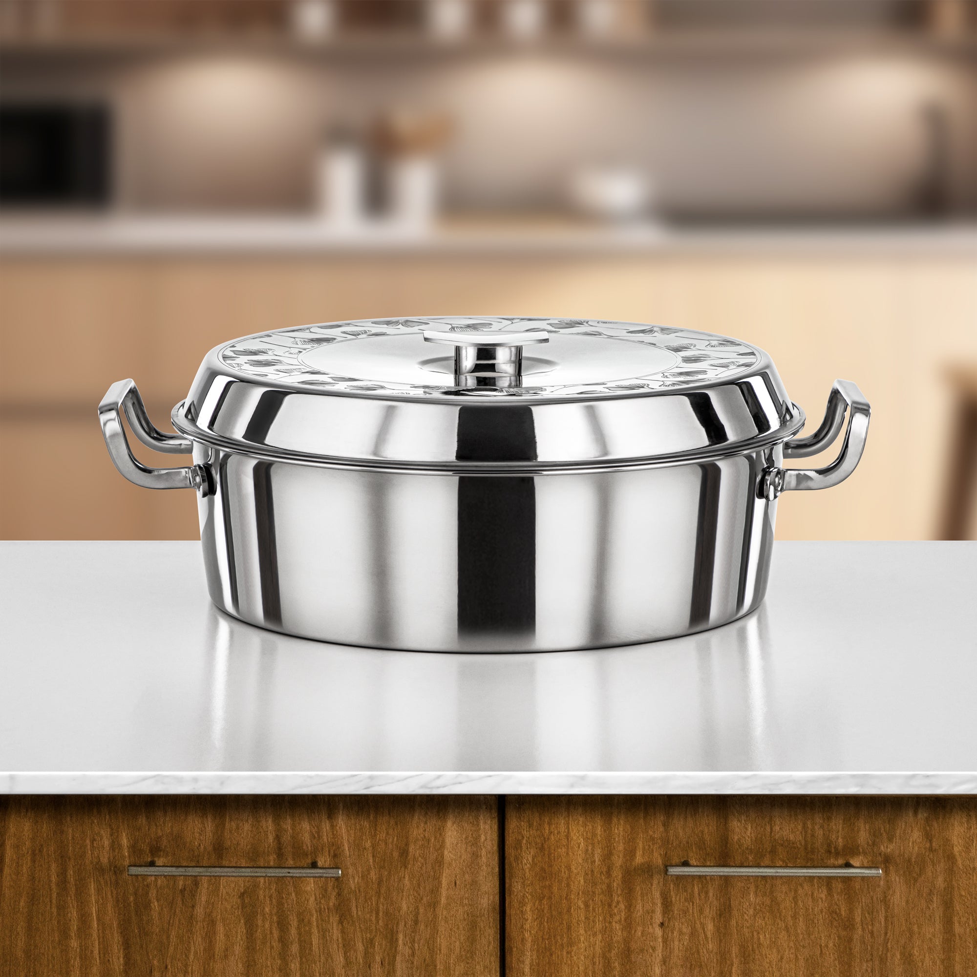 Almarjan Badr Hot Pot 30cm Silver