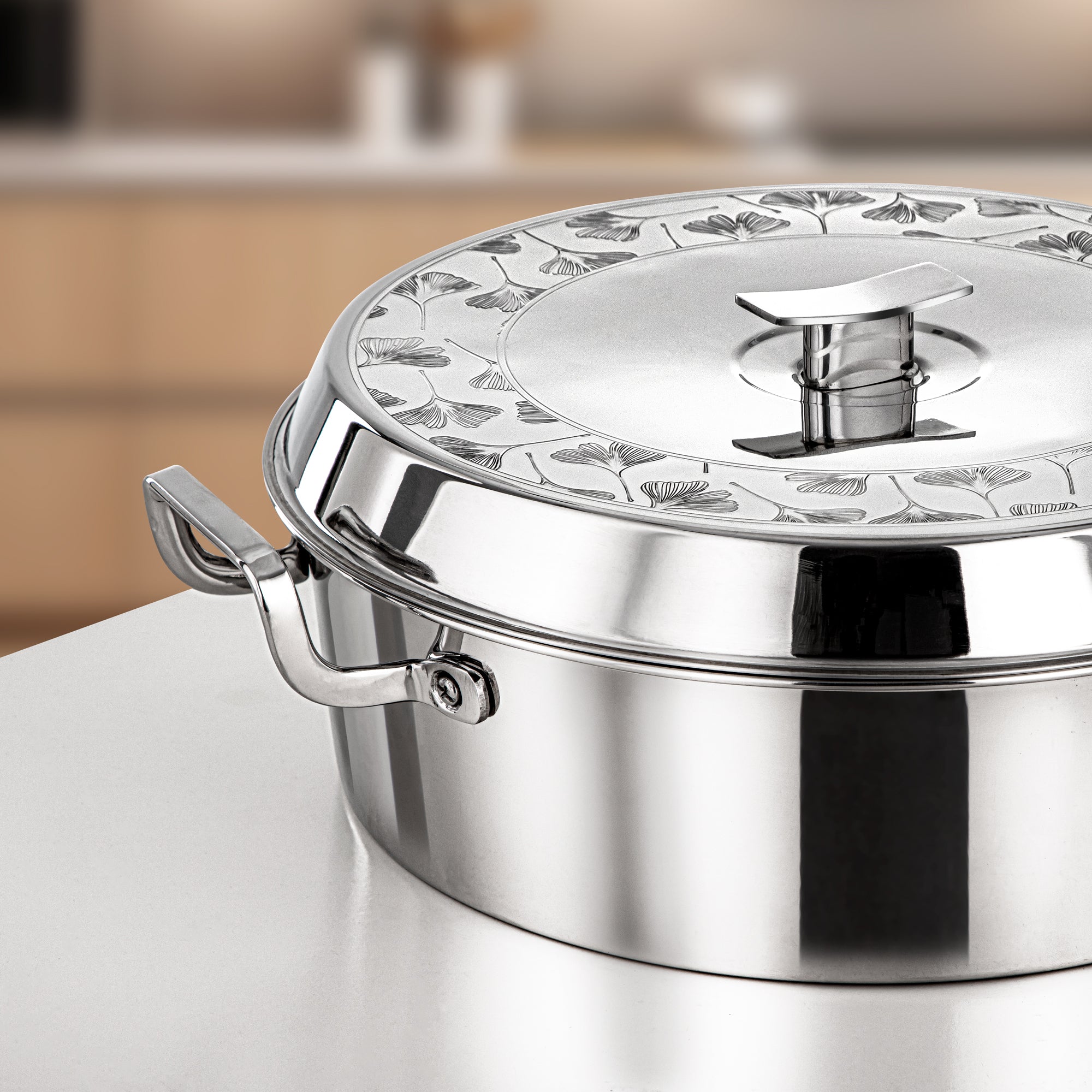 Almarjan Badr Hot Pot 35cm Silver