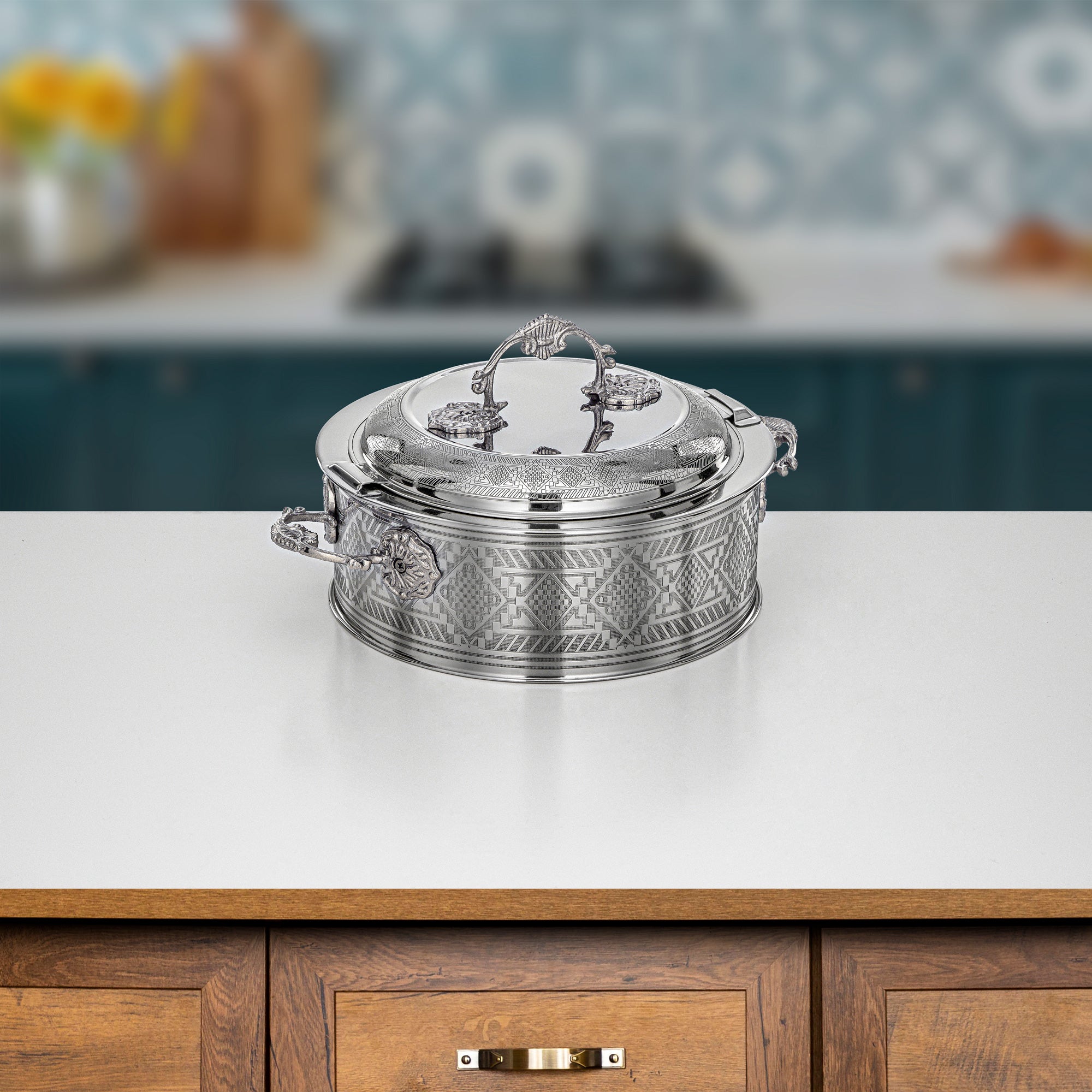 حرارات المرجان ٢٥ سم فضي – مجموعة أريج