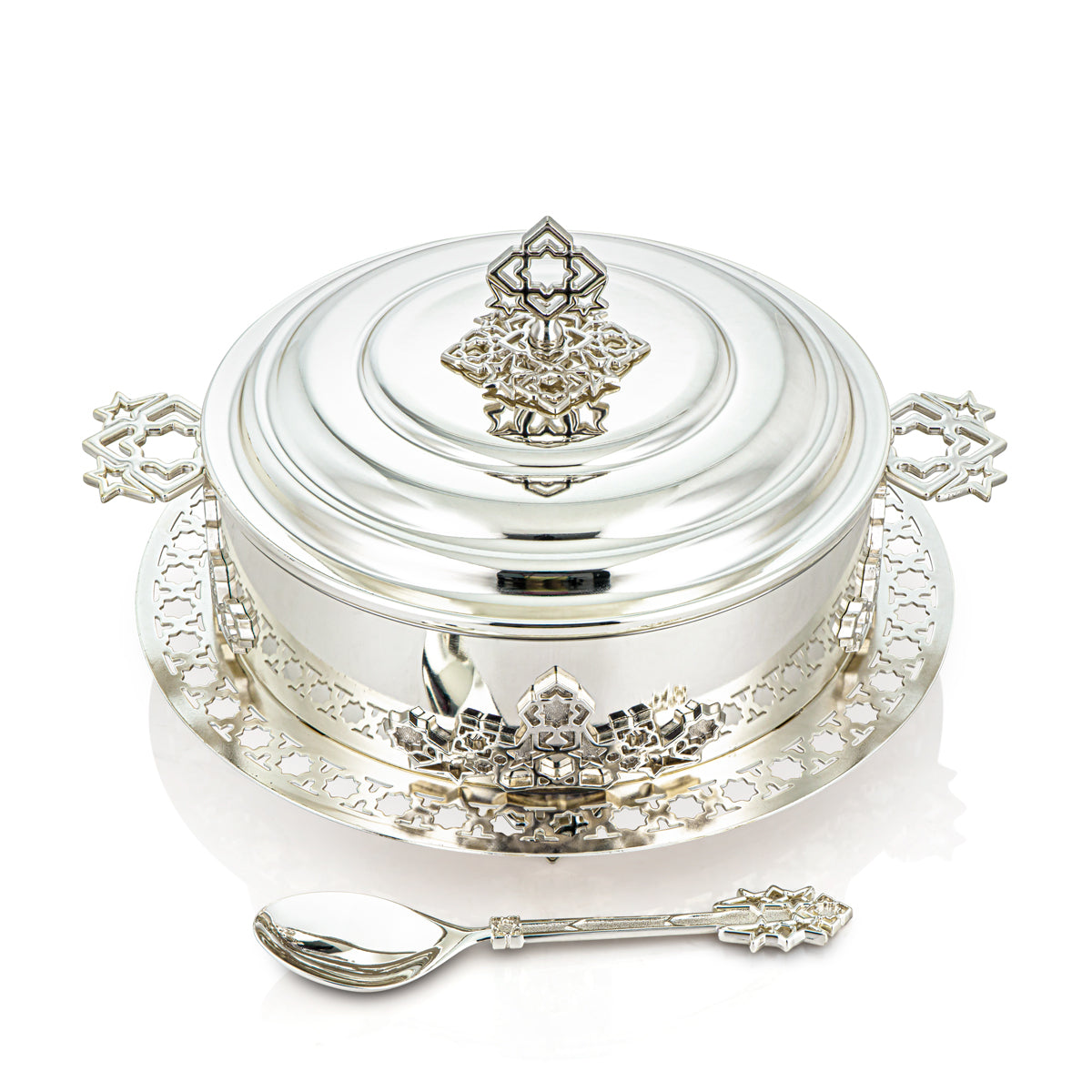 Almarjan 4000 ML Deluxe Hot Pot Silver - S13-002L