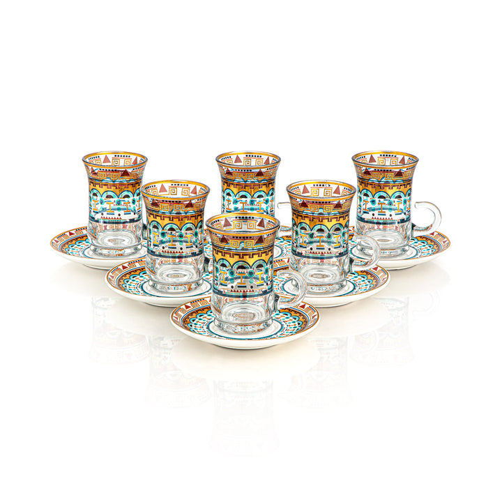 Almarjan 29 Pieces Tea Set - SDT07/10HF-19,27-SDT-HF19,TR-SDT-2201