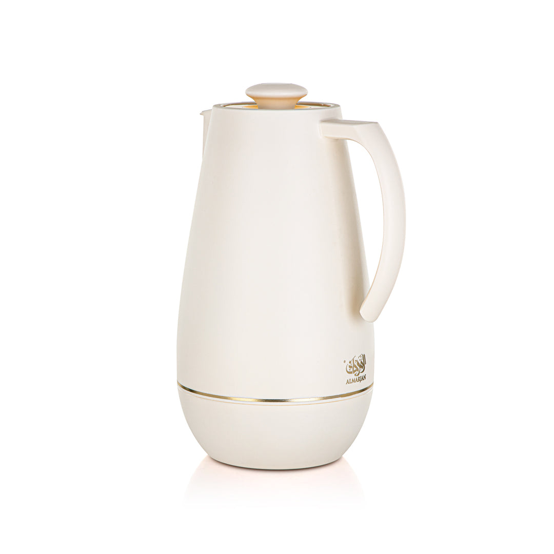 Almarjan 2 Pieces Vacuum Flask Set Matt Ivory - SM-1922AC-100/160 MIV