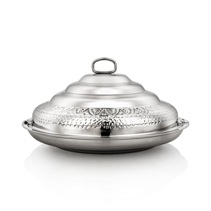 Almarjan 50 CM Abraj Collection Stainless Steel Hot Pot Silver - H22M59