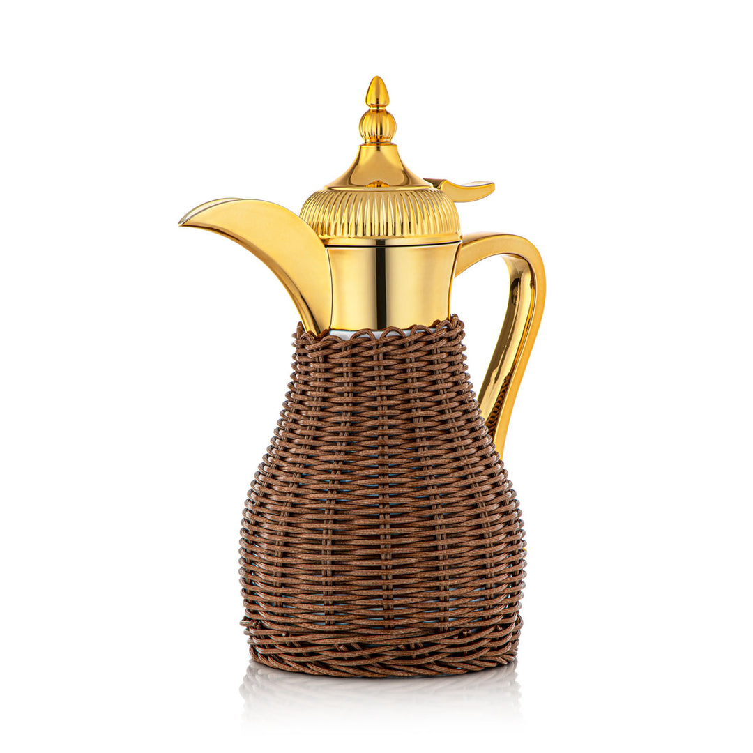 Almarjan 1 Liter Rattan Collection Vacuum Flask - VAF0010301