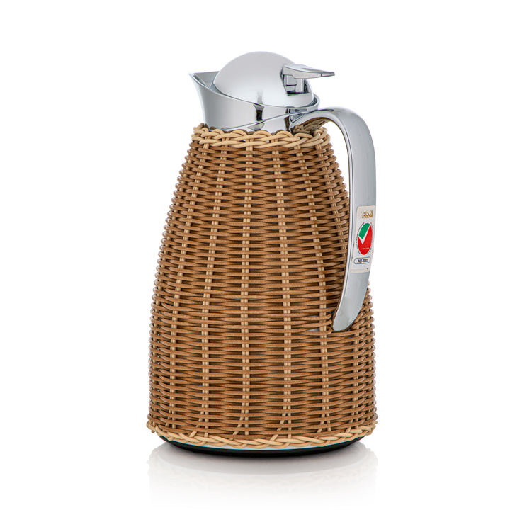 Almarjan 1 Liter Rattan Collection Vacuum Flask - VAF0010312