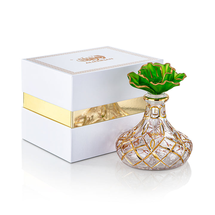 Almarjan 16 Tola Perfume Bottle - VR-HAM004-GG Green