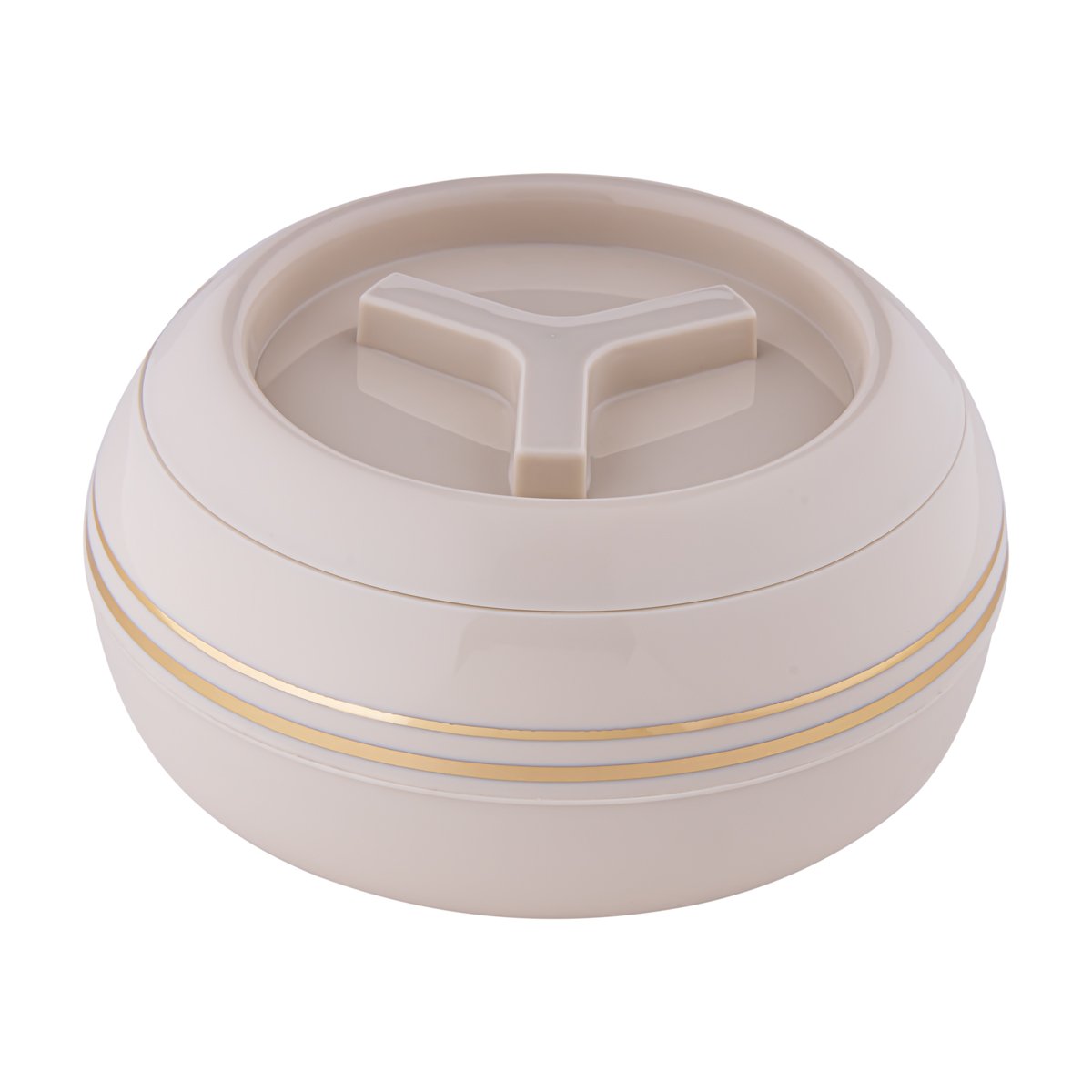 Almarjan 600 ML Polo Collection Plastic Hot Pot Beige Gold - PEL2530030