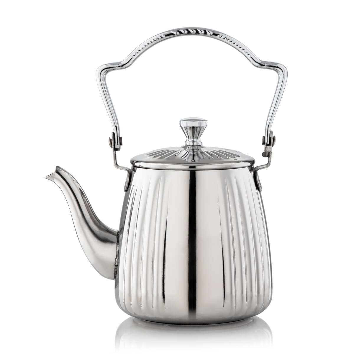 Almarjan 0.7 Liter Stainless Steel Tea Kettle Silver - STS0010645
