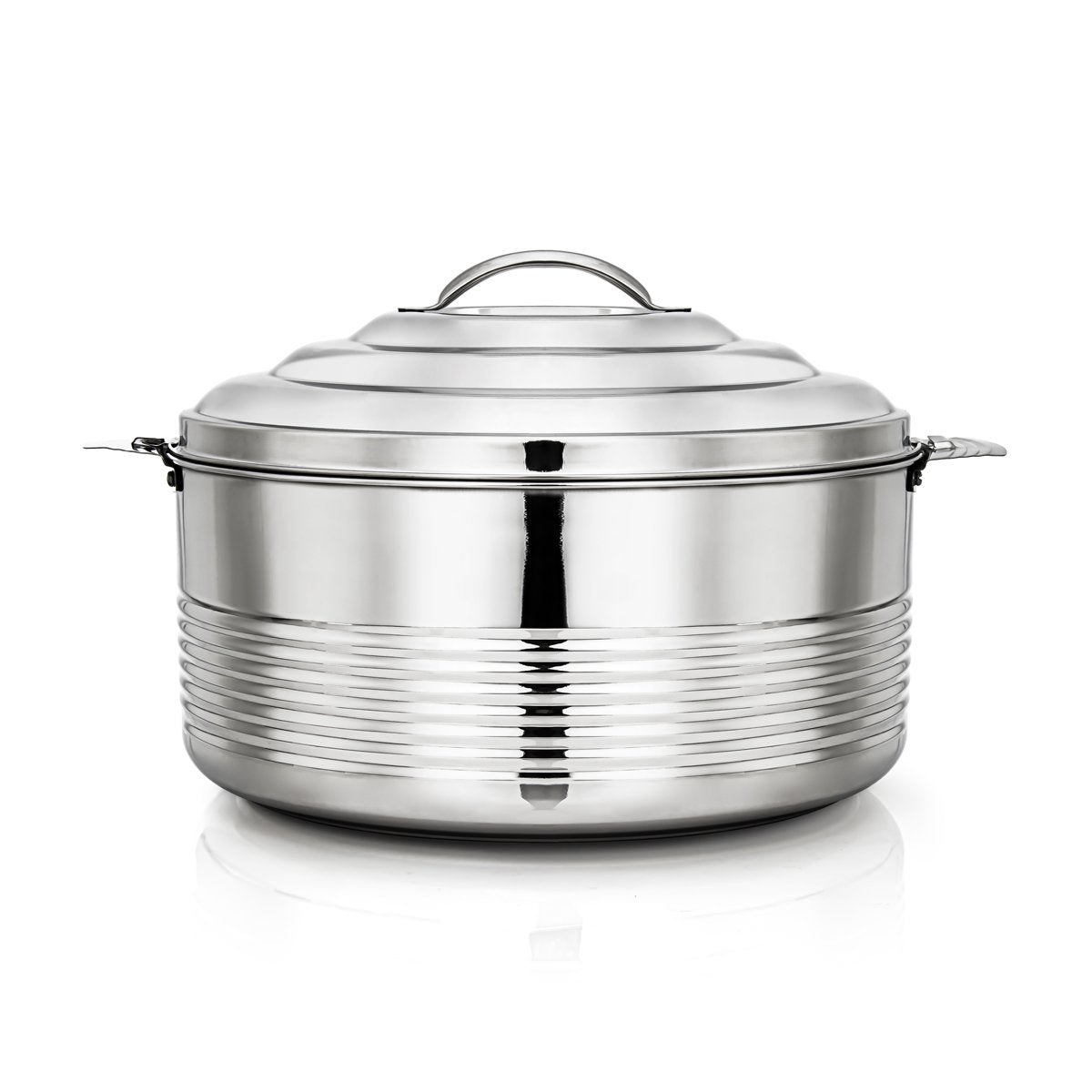 Almarjan 20 Liter Casa Collection Stainless Steel Hot Pot Silver - STS0290336